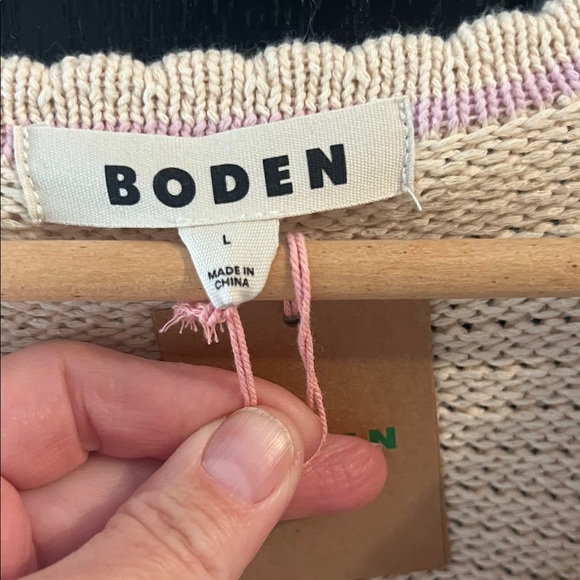 Boden Cream Women's Cardigan Sweater - Picture 2 of 7